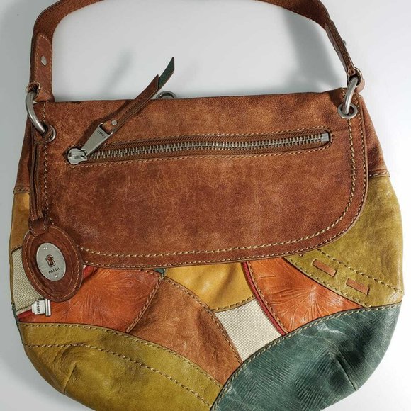 Fossil patchwork handbag - Picture 2 of 7